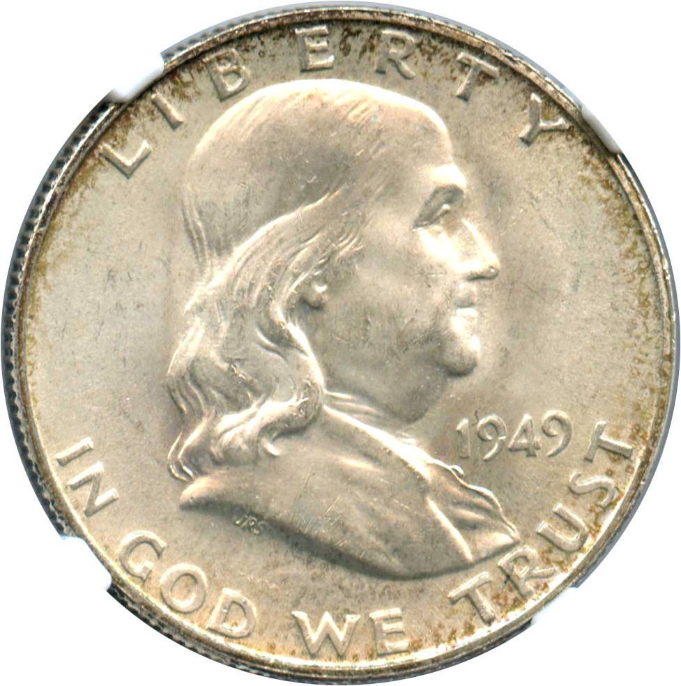 image for: 1949-D 50c NGC MS64 FBL