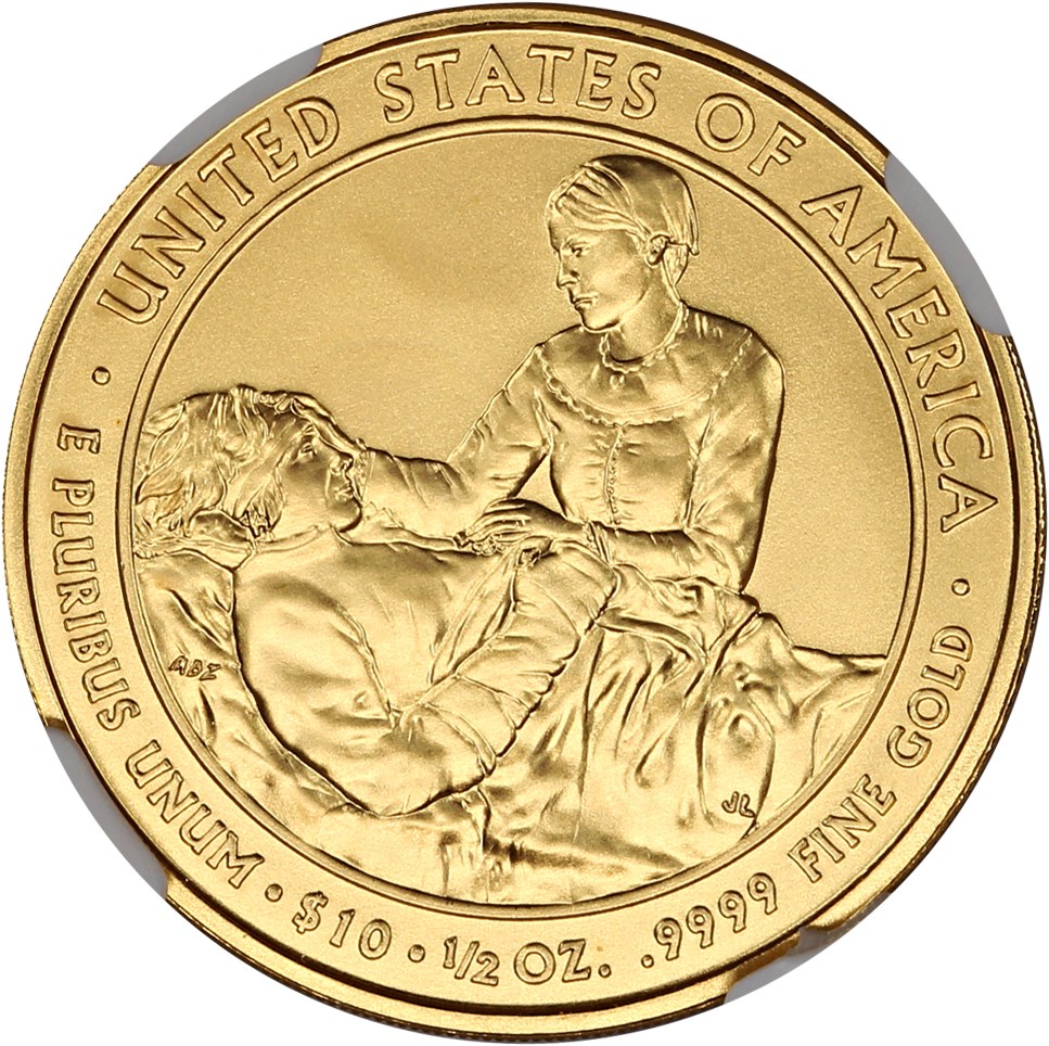 image for: 2009-W Margaret Taylor $10 NGC MS70