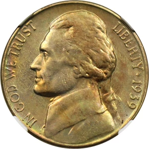 image for: 1939-S 5c NGC MS63 FS (Reverse of 1940)