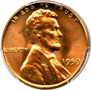 image for: 1959 1c PCGS MS66 RD