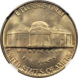 image for: 1950-D 5c NGC MS67