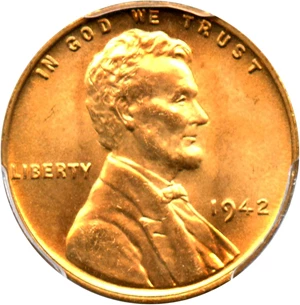 image for: 1942 1c PCGS MS67 RD