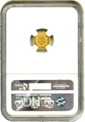 image for: 1858 Cal. Gold Octag Liberty $1 NGC MS63 (BG-1306)