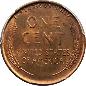 image for: 1919-S 1c PCGS MS65 RD
