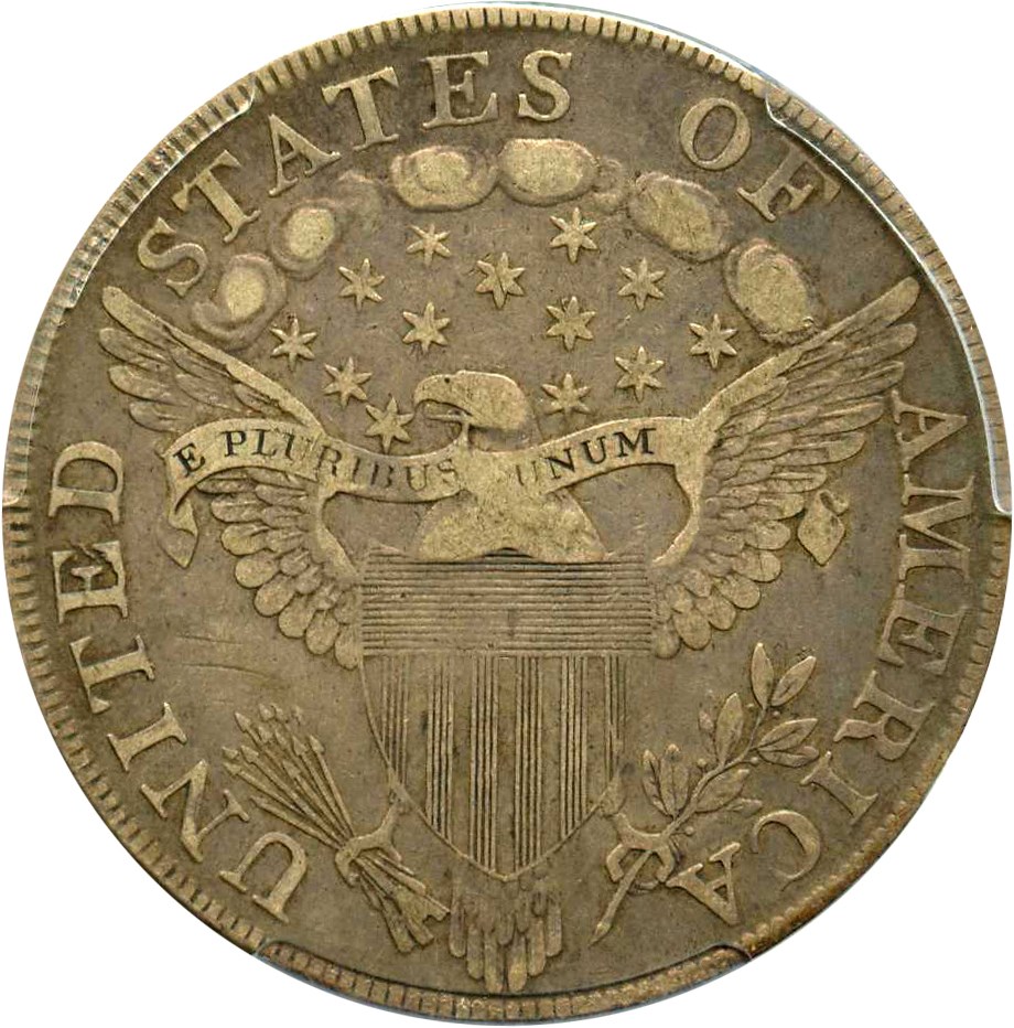 image for: 1798 Large Eagle $1 PCGS VF25 (B-14, BB-122)