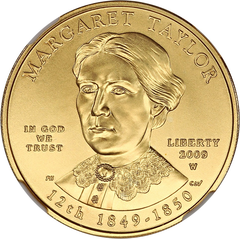 image for: 2009-W Margaret Taylor $10 NGC MS70