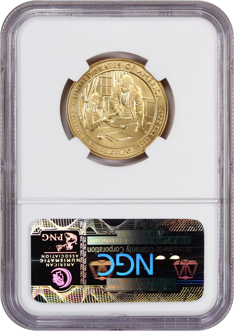 image for: 2009-W Sarah Polk $10 NGC MS70