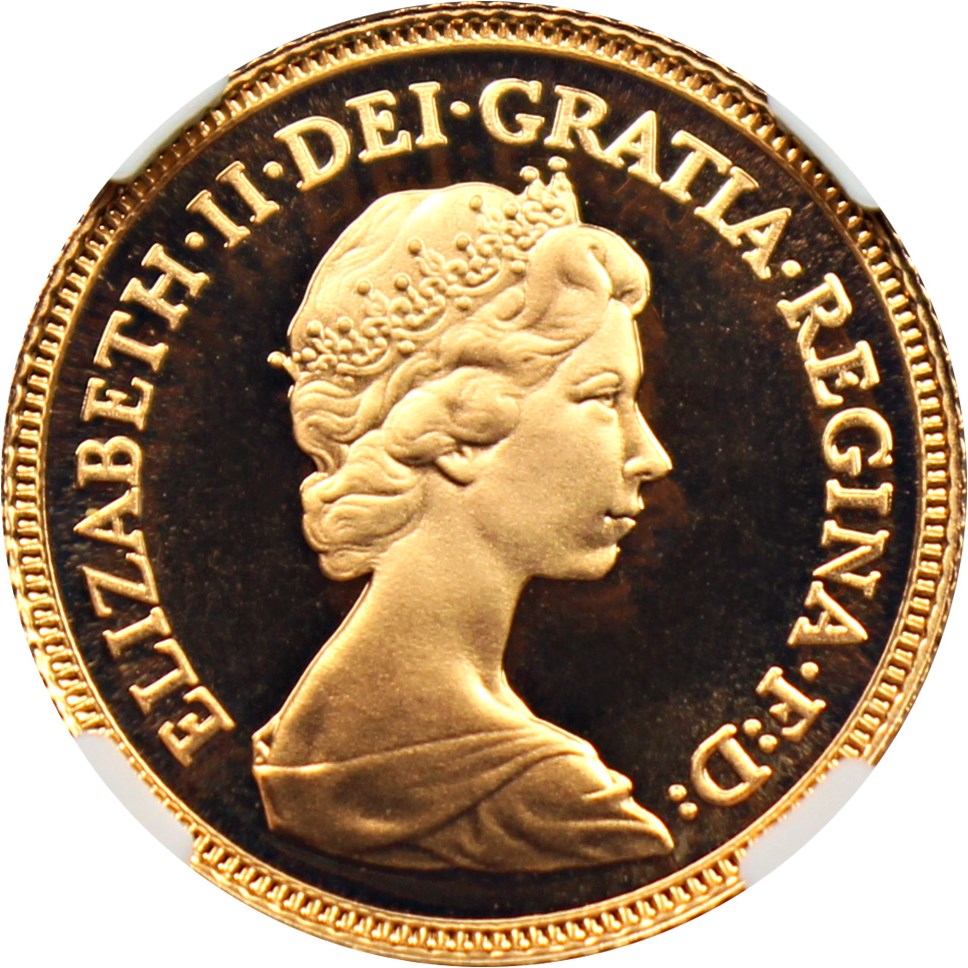 image for: Great Britain: 1980 Gold 1/2 Sovereign NGC PR69 UCAM (KM-922)