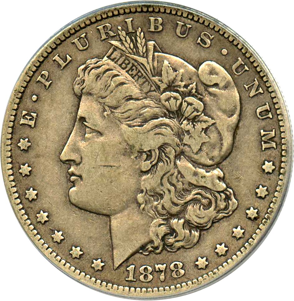 image for: Top 100 VAM: 1878-S $1 PCGS XF40 (VAM-27, Long Arrow Shaft)