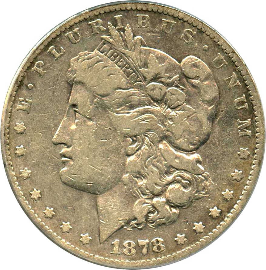 image for: Hot 50 VAM: 1878-S $1 PCGS VG-08 (VAM-22, Doubled Rib) 