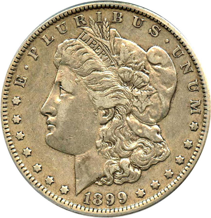 image for: Top 100 VAM: 1899-O $1 PCGS XF40 (VAM-4, Micro O) 