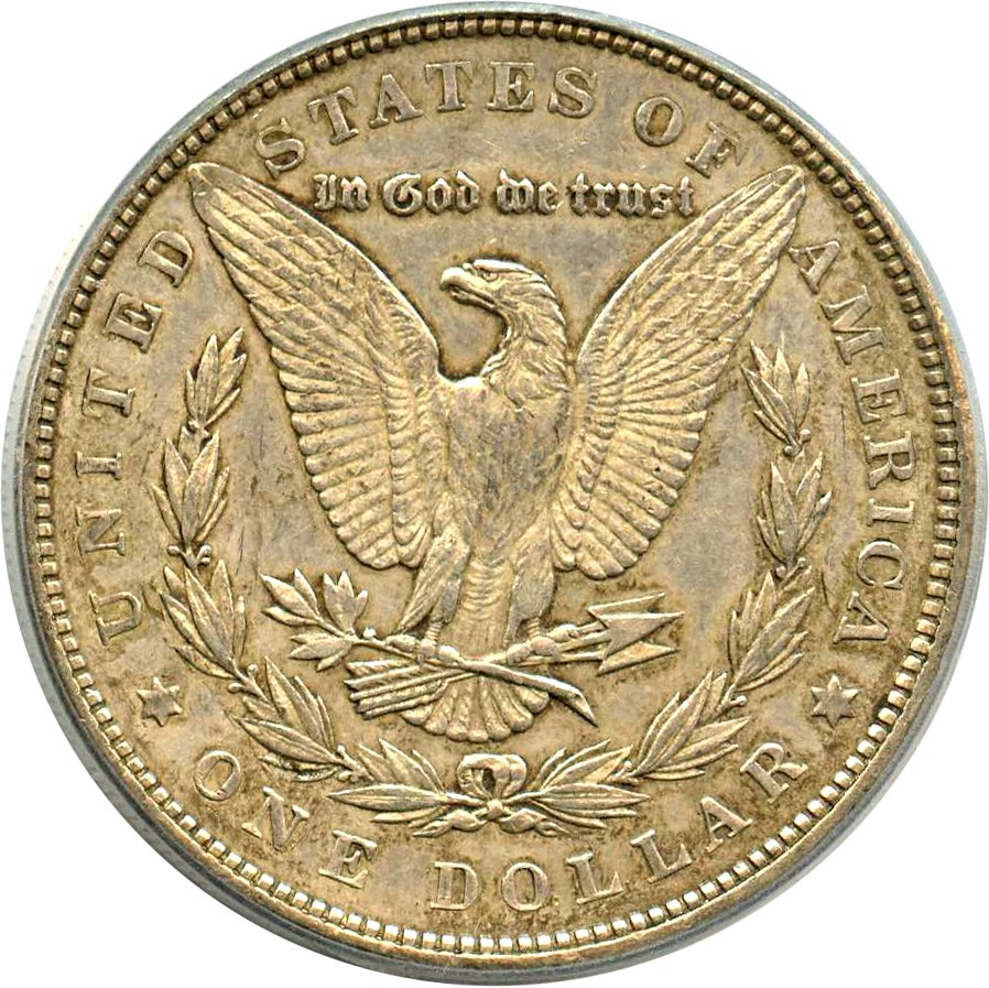 image for: Top 100 VAM: 1878 7TF $1 PCGS AU53 (Reverse of 1879, VAM-223 Washed Out L)