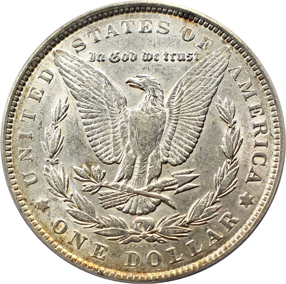 image for: Hot 50 VAM: 1888 $1 PCGS AU50 (VAM-6, Doubled Reverse) 