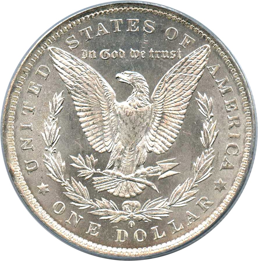 image for: Top 100 VAM: 1884-O $1 PCGS MS63 (VAM-6, O/O)