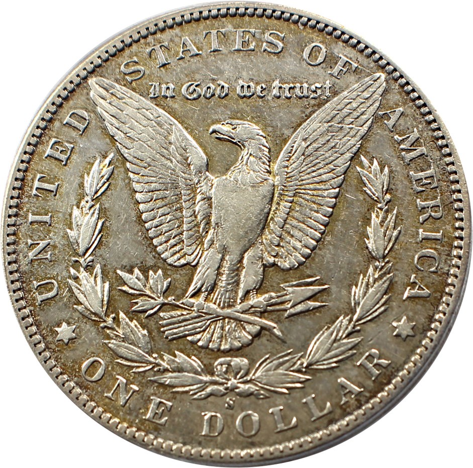 image for: 1895-S $1 PCGS XF40 (VAM-3, S/S)