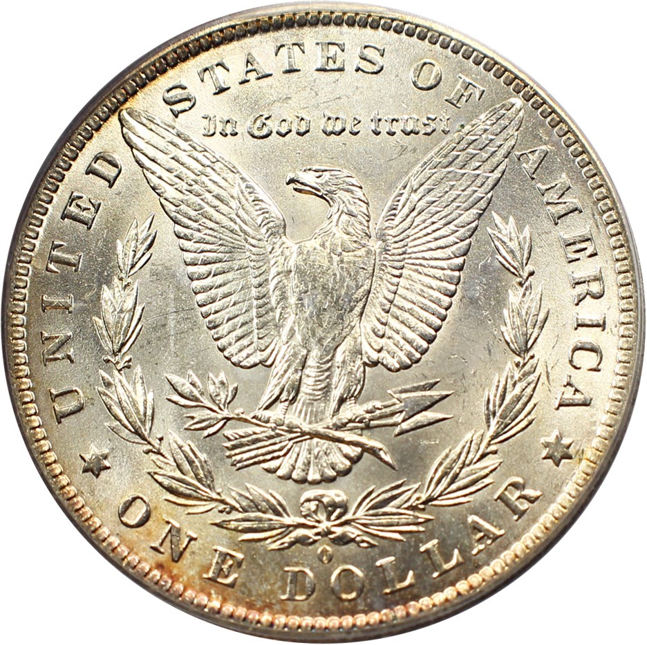 image for: Hot 50 VAM: 1884-O $1 PCGS MS61 (VAM-10, O/O) 