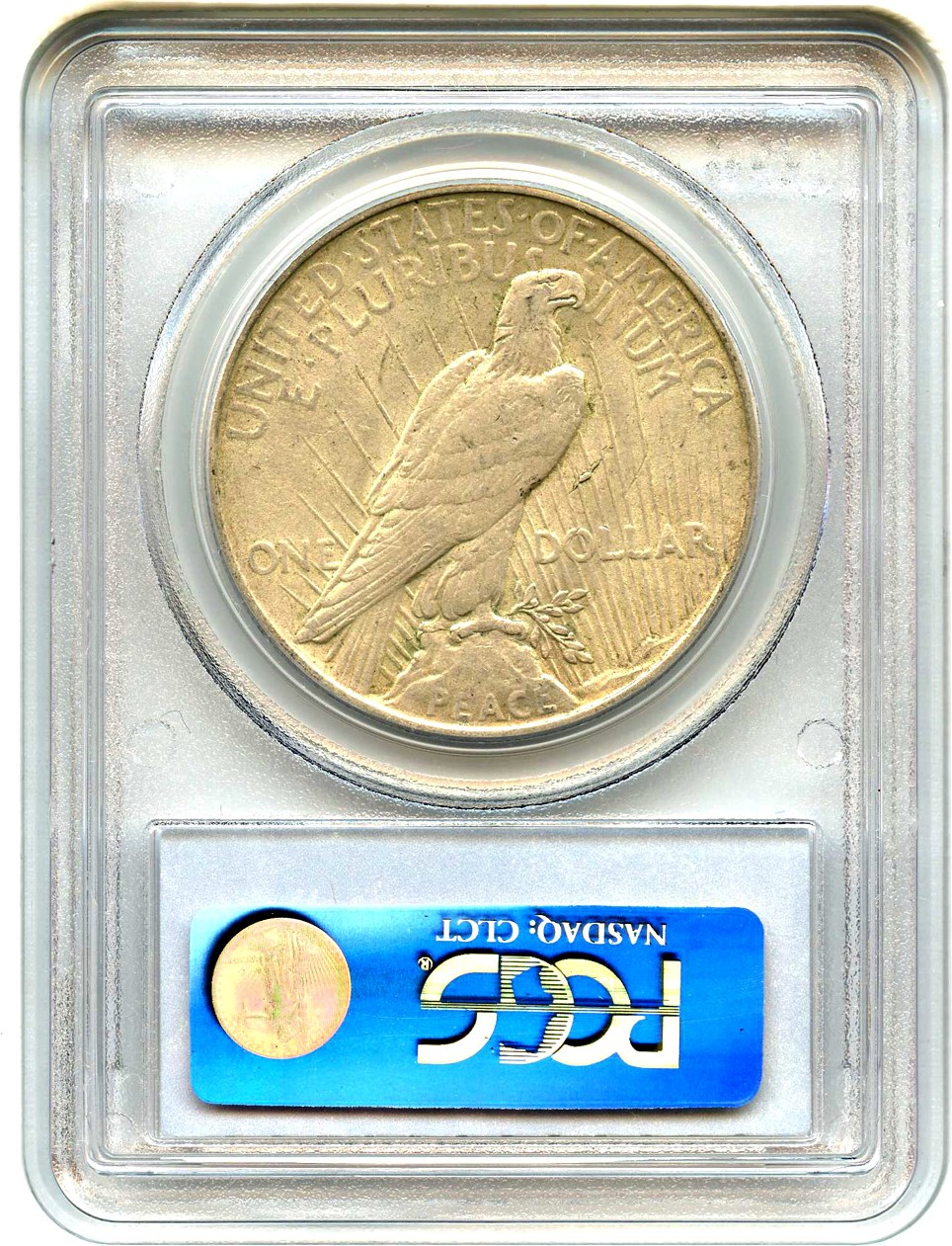image for: Top 50 VAM: 1922 $1 PCGS AU50 (VAM-1F, Field Break)