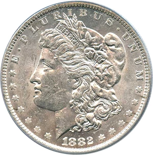 image for: Top 100 VAM: 1882-O $1 PCGS MS61 (VAM-5, O/S Broken)