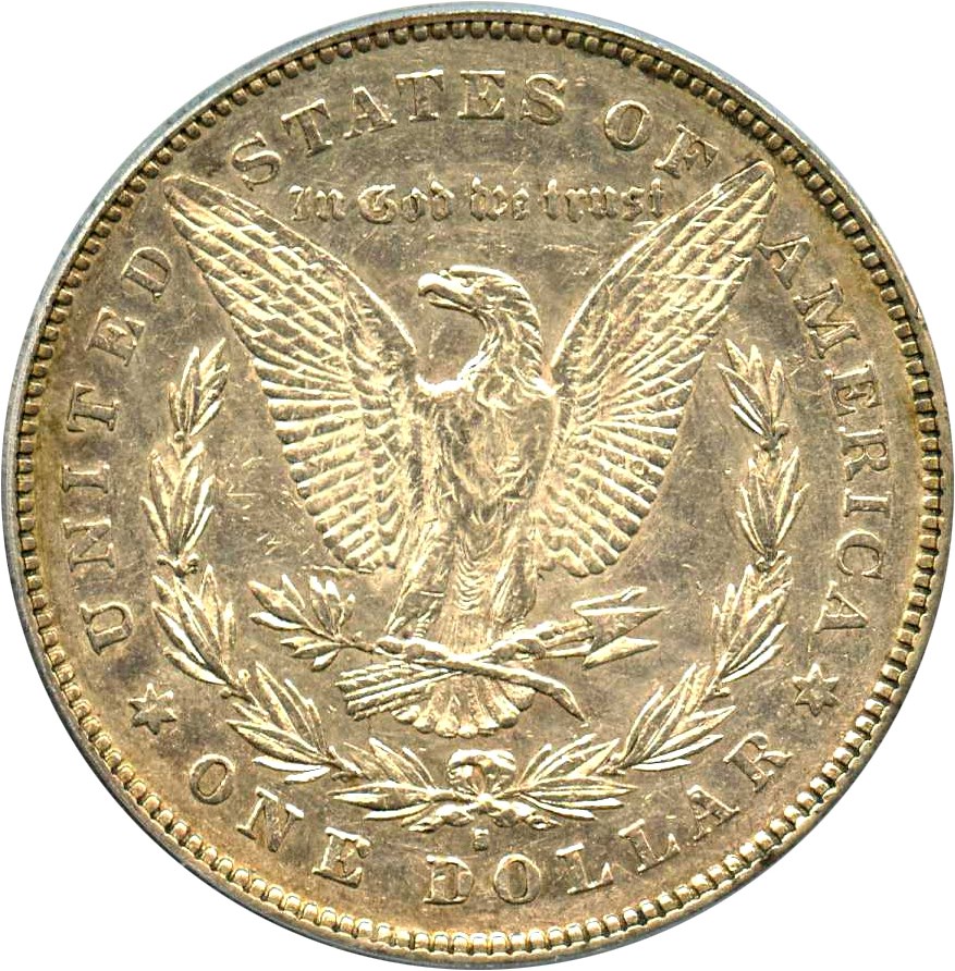 image for: Top 100 VAM: 1879-S $1 PCGS XF45 (Reverse of 1878, VAM-25)