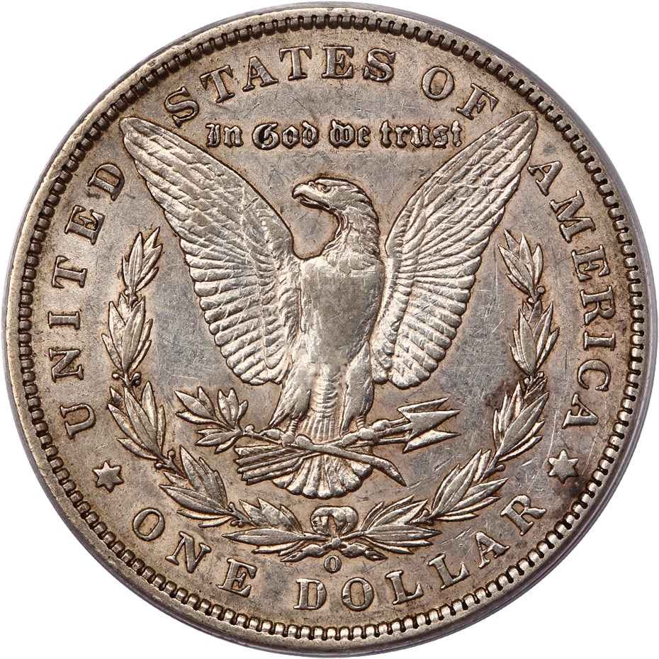 image for: Top 100 VAM: 1900-O $1 PCGS XF45 (VAM-15, Doubled Stars) 