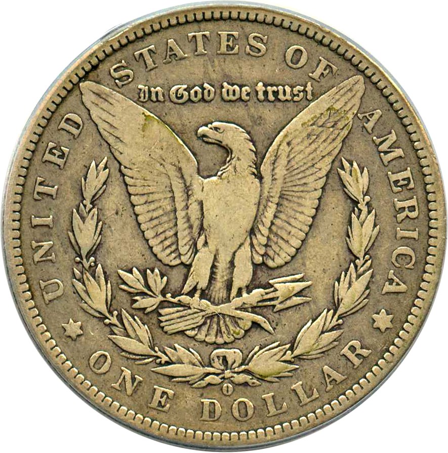 image for: Top 100 VAM: 1888-O $1 PCGS F15 (VAM-17, Oval O) 