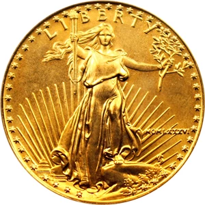image for: 1986 Gold Eagle $25 PCGS MS69