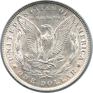 image for: Hot 50 VAM: 1888 $1 PCGS AU55 (VAM-18, Doubled Eyelid)