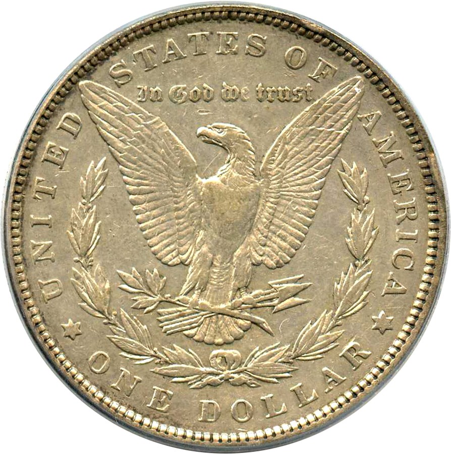image for: Top 100 VAM: 1893 $1 PCGS XF40 (VAM-4, Doubled Stars)