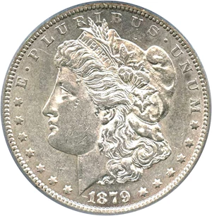 image for: Top 100 VAM: 1879-S $1 PCGS AU53 (VAM-9, R78)