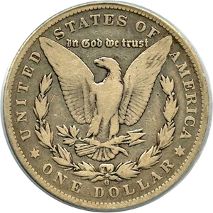 image for: Top 100 VAM: 1888-O $1 PCGS VG-08 (VAM-2, Oval O)
