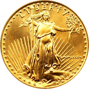 image for: 1986 Gold Eagle $25 PCGS MS69