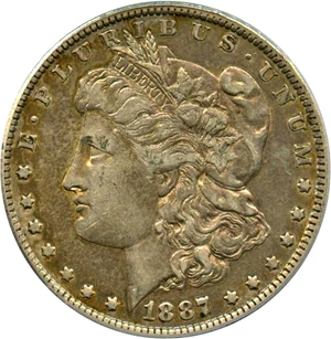 image for: 1887-O $1 PCGS XF40 (VAM-30, TY Clash)