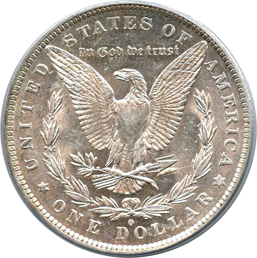 image for: Top 100 VAM: 1882-O/S $1 PCGS AU55 (VAM-3, O/S, EDS)