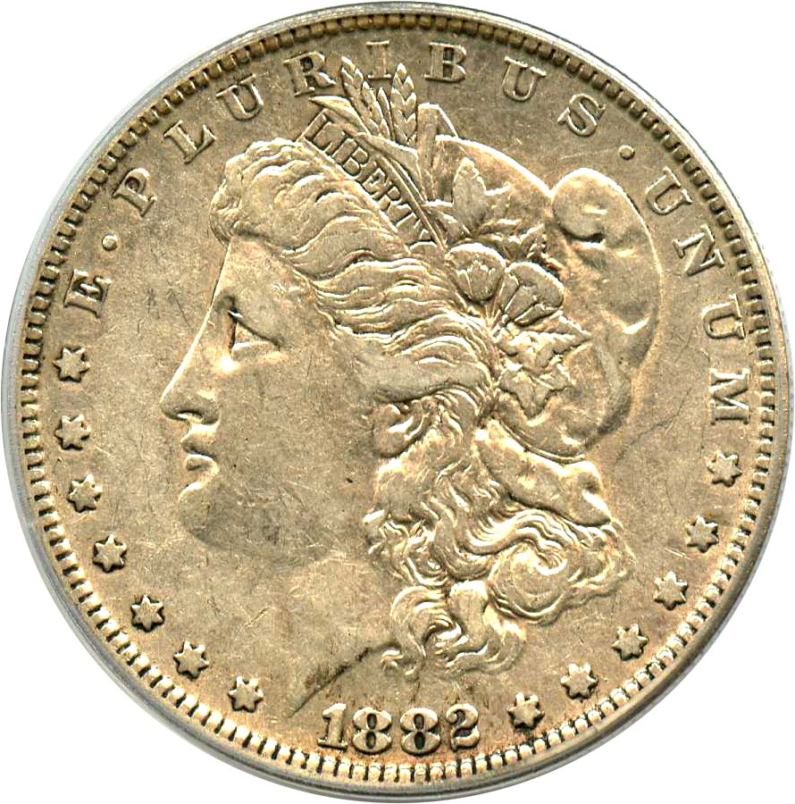 image for: Top 100 VAM: 1882-O $1 PCGS XF45 (VAM-3, O/S Flush) 