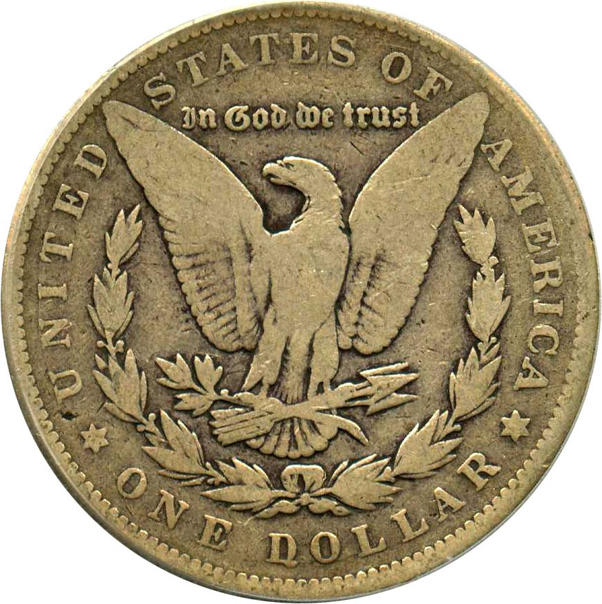 image for: Top 100 VAM: 1887 $1 PCGS Good-06 (VAM-1A, Donkey Tail) 