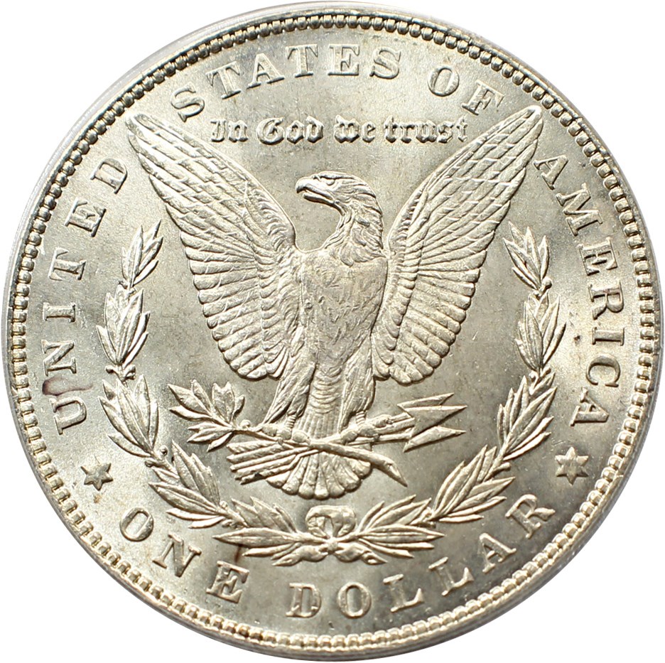 image for: Hot 50 VAM: 1896 $1 PCGS MS63 (VAM-20, Bar 6)