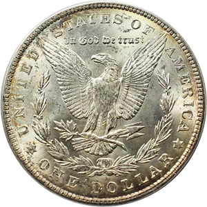image for: Hot 50 VAM: 1900 $1 PCGS MS63 (VAM-18, Two Olive Rev)
