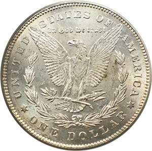 image for: Top 100 VAM: 1878 7TF $1 PCGS MS62 (Reverse of 1878, VAM-45, Dbl Talons)