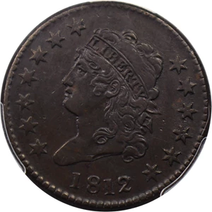image for: 1812 1c PCGS VF35 (Large Date)