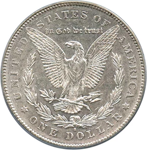 image for: Top 100 VAM: 1879-S $1 PCGS AU53 (VAM-9, R78)