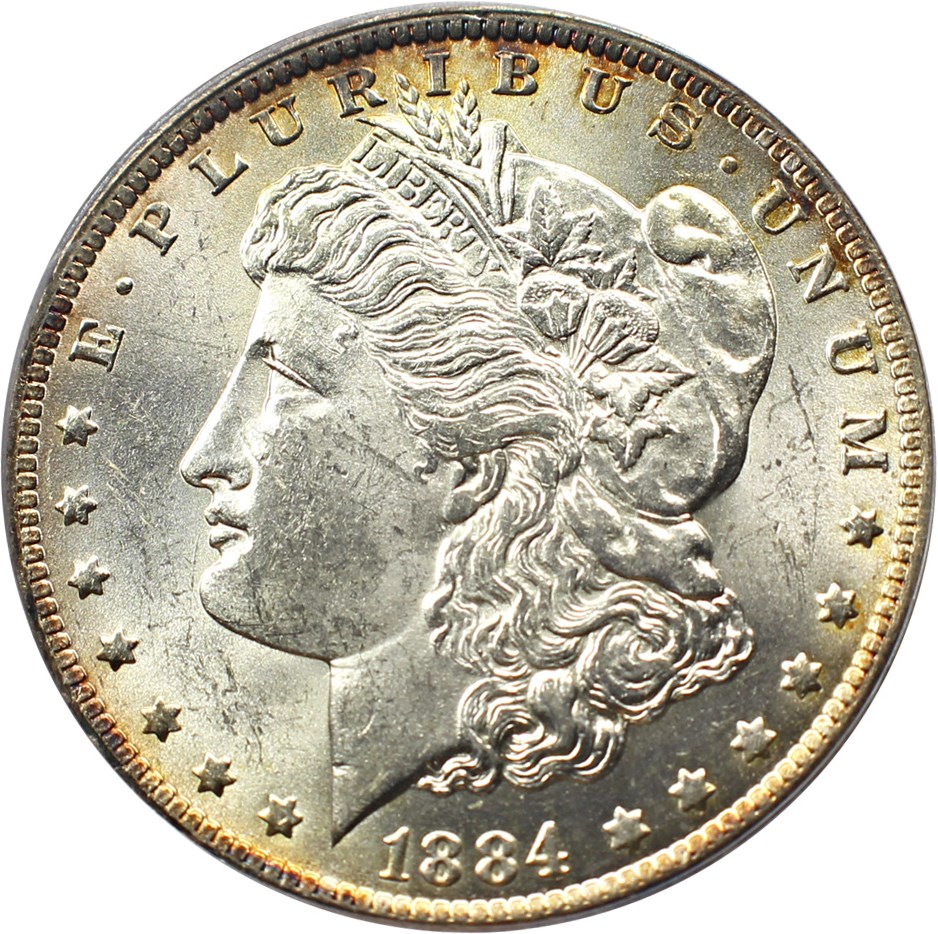 image for: Hot 50 VAM: 1884-O $1 PCGS MS61 (VAM-10, O/O) 