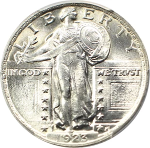 image for: 1923 25c PCGS MS66 FH