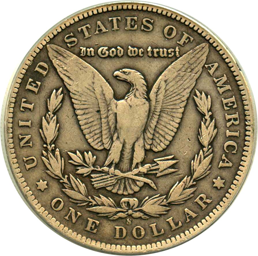 image for: Hot 50 VAM: 1895-S $1 PCGS F15 (VAM-3, S/S) 