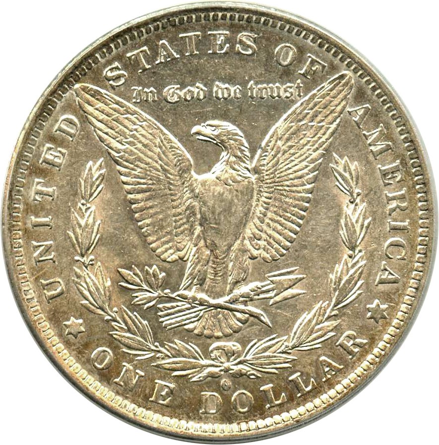 image for: Top 100 VAM: 1882-O $1 PCGS AU53 (VAM-3, O/S Flush) 