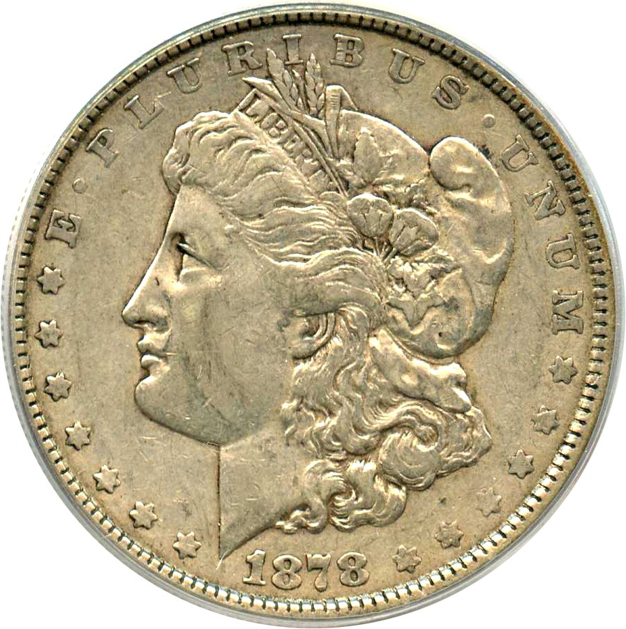 image for: Top 100 VAM: 1878 7TF $1 PCGS XF40 (Reverse of 1878, VAM-198, Trpl Blos) 