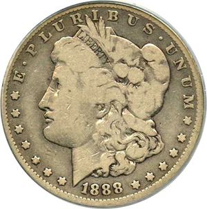image for: Top 100 VAM: 1888-O $1 PCGS VG-08 (VAM-2, Oval O)