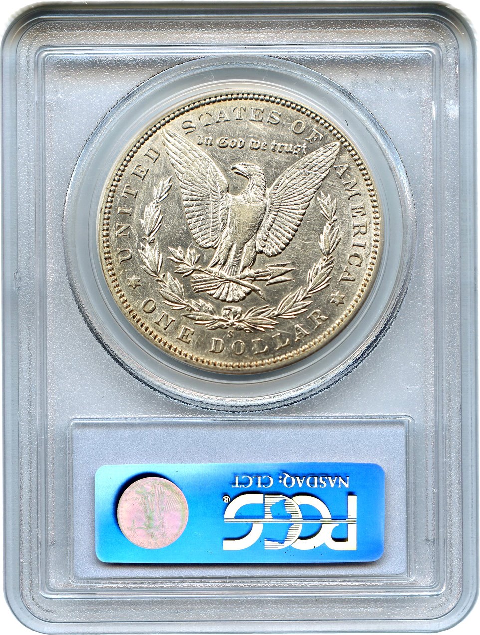 image for: Hot 50 VAM: 1896-S $1 PCGS AU50 (VAM-5, S/S) 