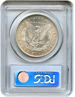 image for: Top 100 VAM: 1878 7TF $1 PCGS AU58 (Reverse of 1878, VAM-199.1, Trpl Blos)