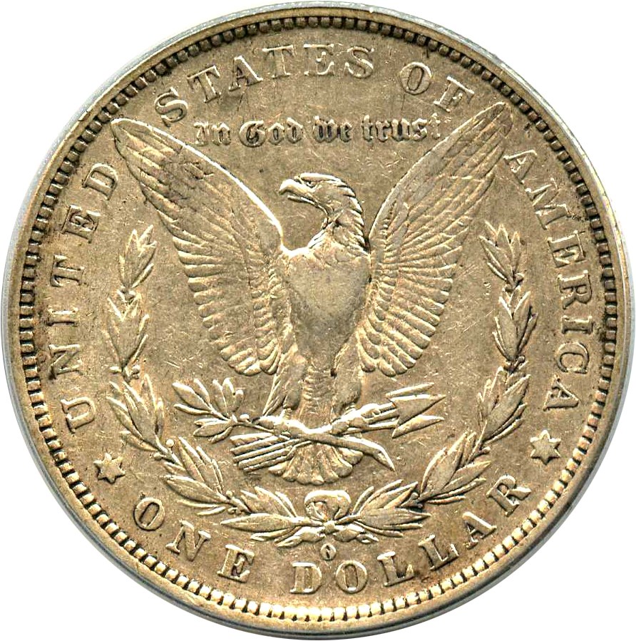 image for: Top 100 VAM: 1882-O $1 PCGS XF45 (VAM-3, O/S Flush) 