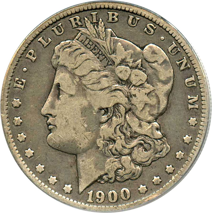 image for: Top 100 VAM: 1900-O $1 PCGS F15 (VAM-7, O/CC)